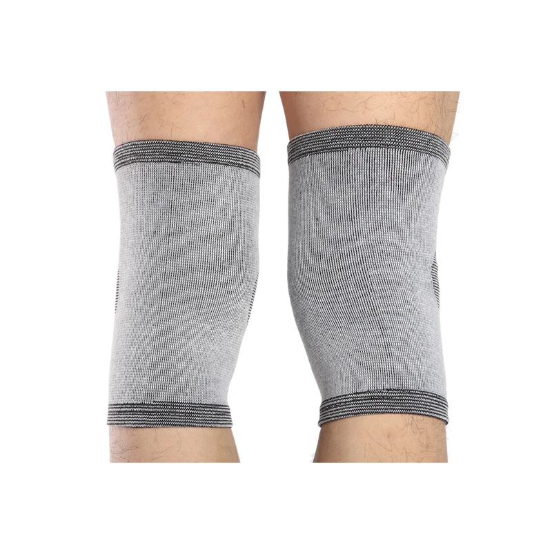 1Pair Bamboo Charcoal Knee Wrap Support Elastic Brace Patella Sport Pad Elastic Kneecap Canions Knee Brace Support Protector Pad