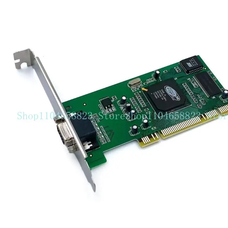 

PCI VGA Display Card ATI Rage XL 8MB 32Bit Multi-Display Tractor Card PCI Video Card SDRAM VGA Card for Computer Desktop