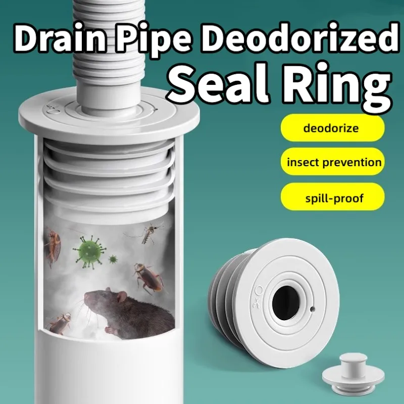 Silicone Drains Kitchen Sink Plug Sewer Pipe Sealing Ring Water Plug Floor Drain Shower Drainer Stopper Bathroom Accessories