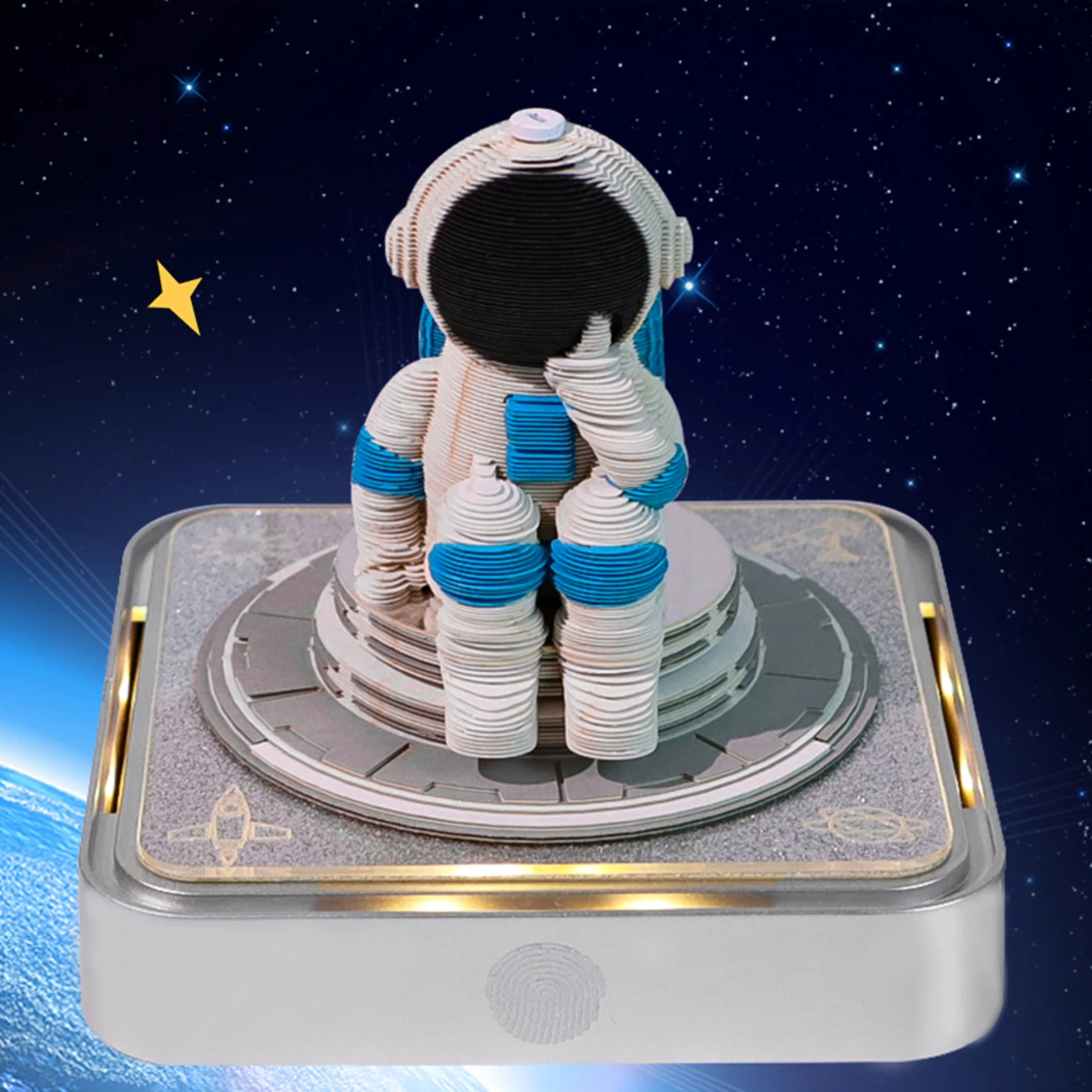3D Art Calendar Memo Pad 2025 Handmade Decorative Creative 3D Memo Pad  Effective Reminder Multifunctional for School
