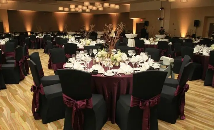 Spandex Chair Covers Stretch For Wedding Decoration Elastic Dining Room Banquet Hotel Birthday Party Cheap And Fine