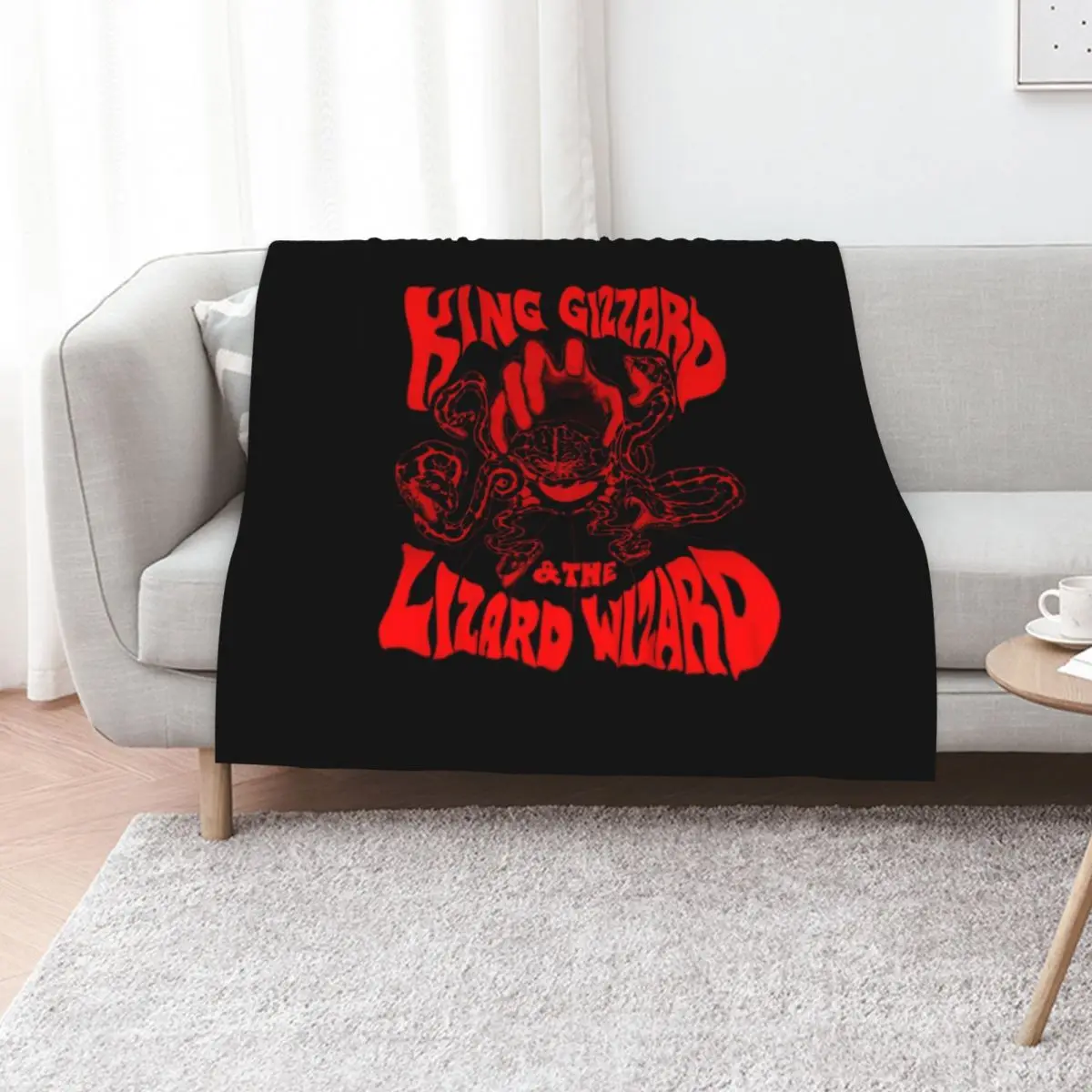 Gizzverse Red (more color variant in my profile) Classic . Throw Blanket Softest valentine gift ideas Polar Blankets