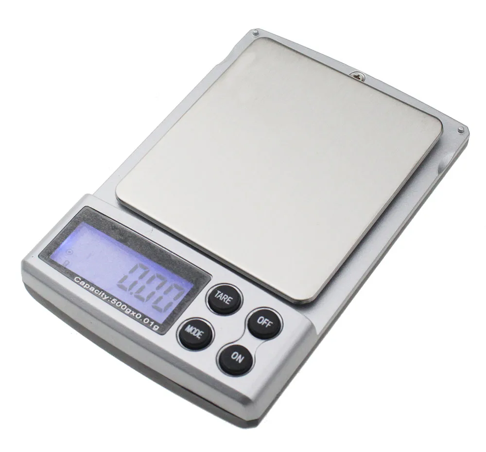 500g x 0.01g Digital Precision Scale Gold Silver Jewelry Weight Balance Scales LCD Display Units Pocket Electronic Scales