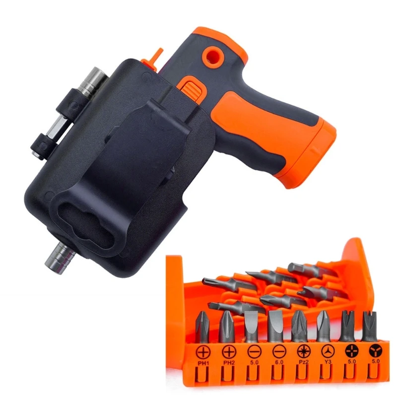 Suporte broca chave fenda catraca universal ferramenta desmontagem manual multifuncional ajustável metal 1/4in bits