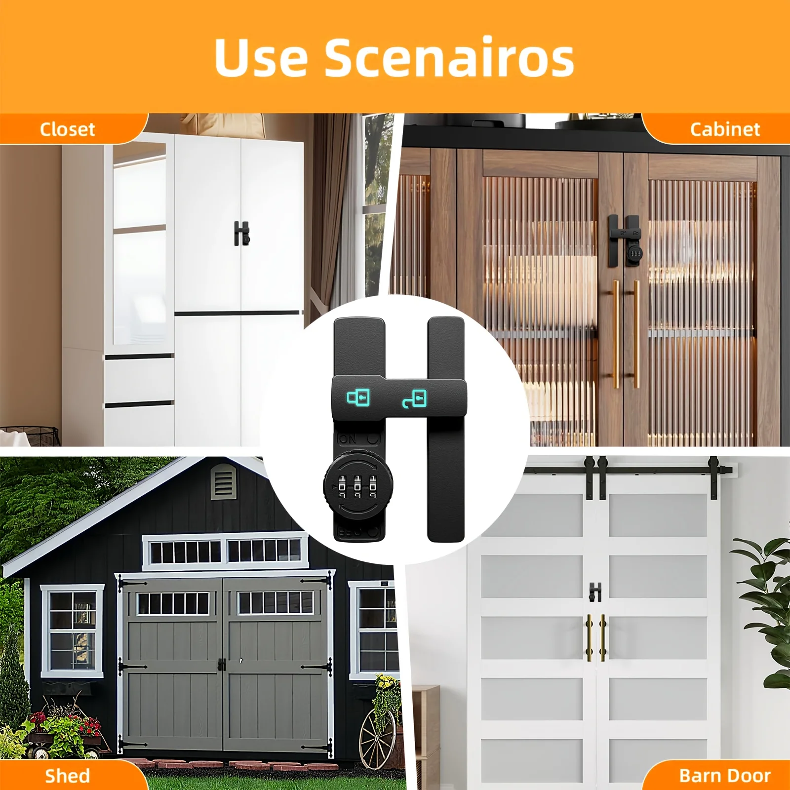Password Door Lock and Deadbol - Furniture Sliding Door Hardware recension och pris