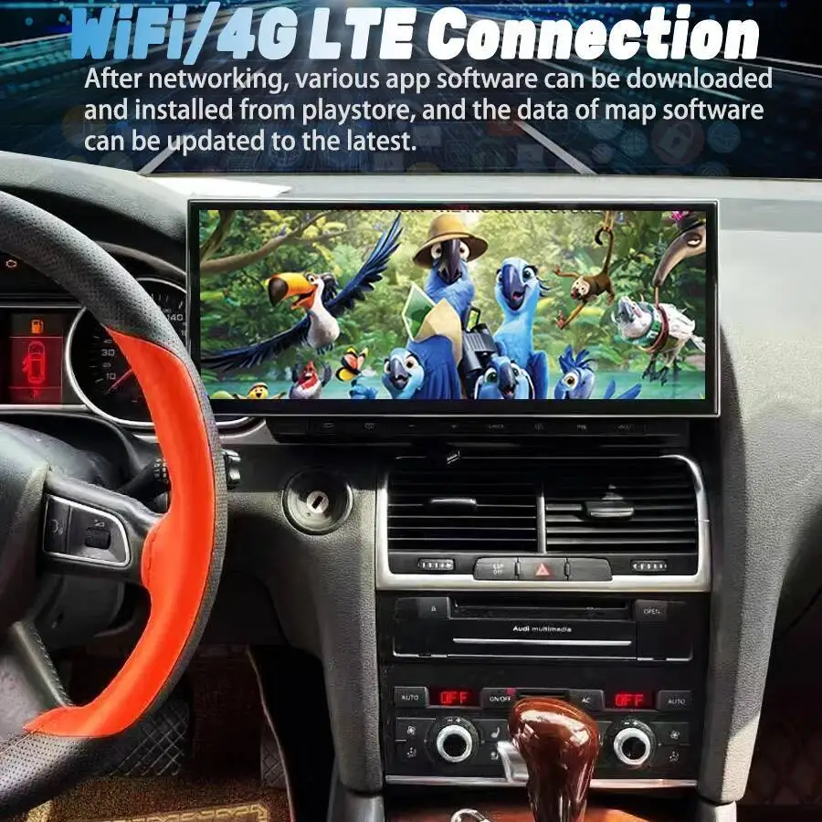 Android 15 стерео BT DSP для Audi A6 S6 RS6 Q7 SQ7 2005-2015 CarPlay навигация встроенный 360 QLED экран новый 15,8-дюймовый автомобильный радиоприемник GPS
