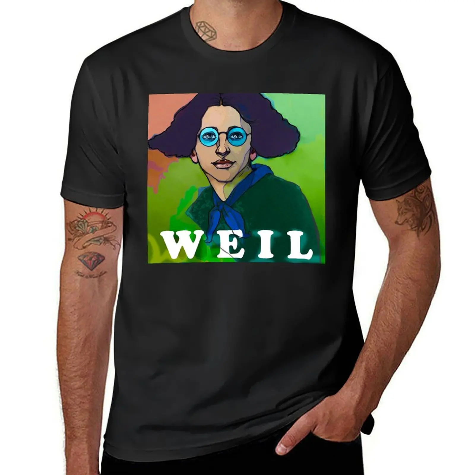 

Simone Weil T-Shirt oversize t-shirts man croswit shirt man Funny t-shirts mens t shirt