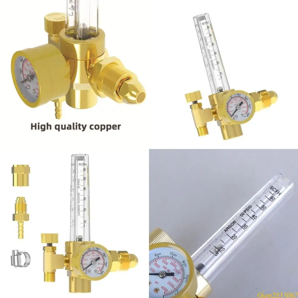 

Argon CO2 Brass Gas Regulator for Precise Mig Tig Welding in Metal Fabrication 831F