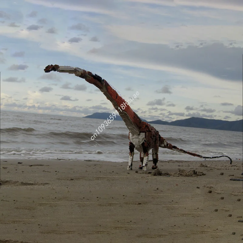 

1598 шт. MOC Barosaurus lentus BYU 9024 Строительные блоки Логическое мышление Космическая воображение решает рождественскую игрушку в подарок