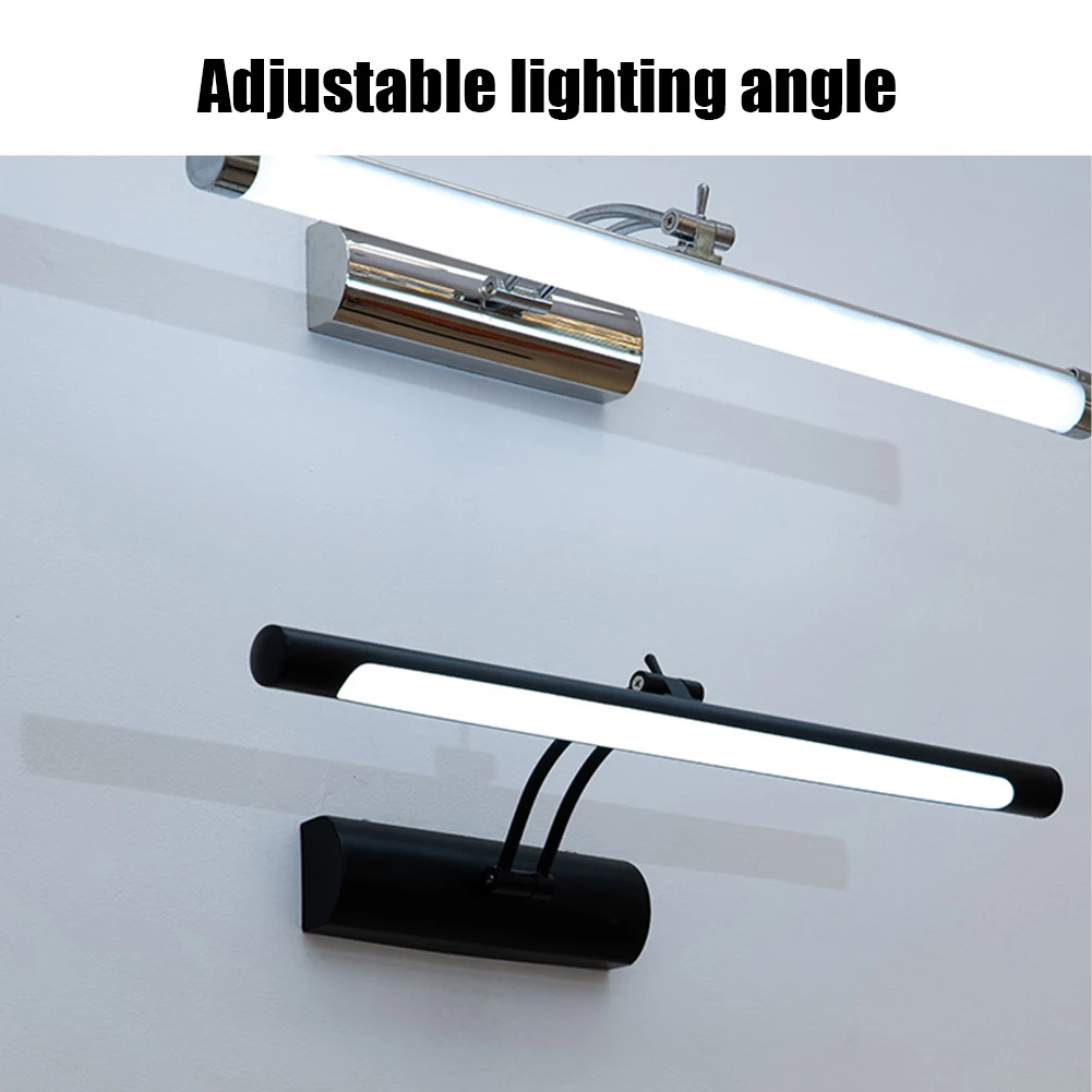 Modern Bathroom Vanity Lights 8W LED Vanity Light Bar Dimmable Light Fixtures Over Mirror Adjustable Wall Lamp For Bedroom