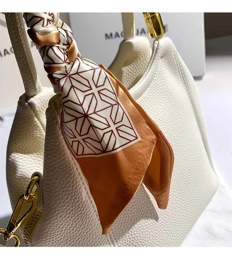 High Quality Solid Color Textured Leather Fashion Bucket Bag Women\'s Handbag Shoulder Messenger Bag Lady Purse Female Casual Bag