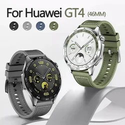 Nylon Woven Strap For Huawei Watch GT4 46mm Silicone Band Sports Bracelet 22mm for Huawei GT4 Smart Watch Replace accessories