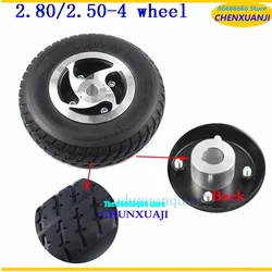 9'' solid tire wheel 2.80/2.50-4 Non-inflatable tyre+ keyway type hub for Gas / Electric Scooter ATV Elderly Mobility Scooter