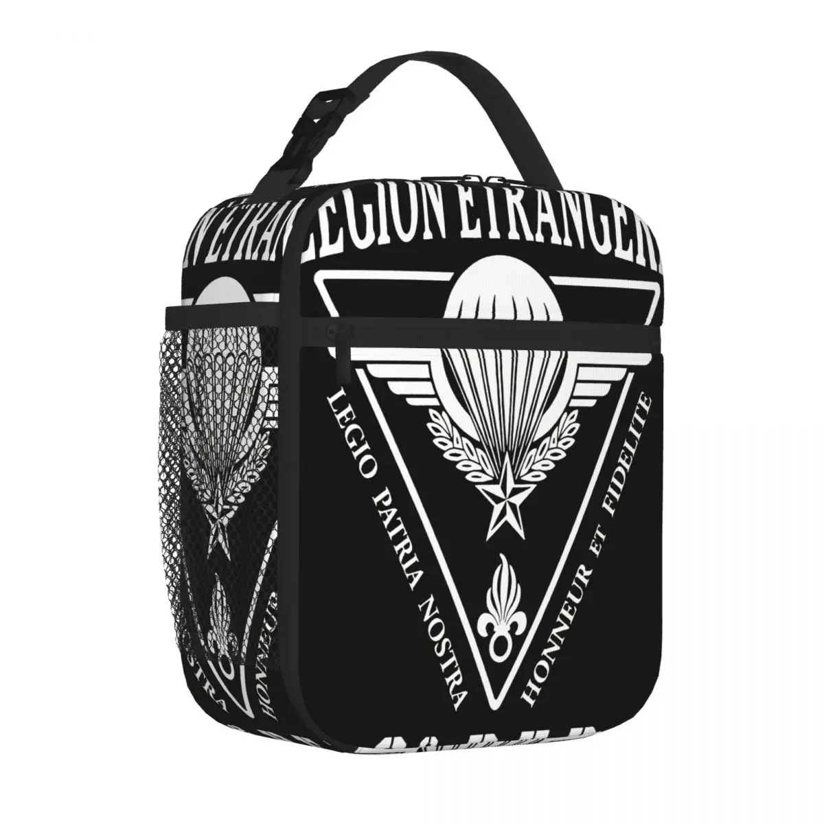 Hot Sale Legion Etrangere Paratrooper French Foreign Light Luxury Neoprene Lunch Bag Mini Travel Snack Bag