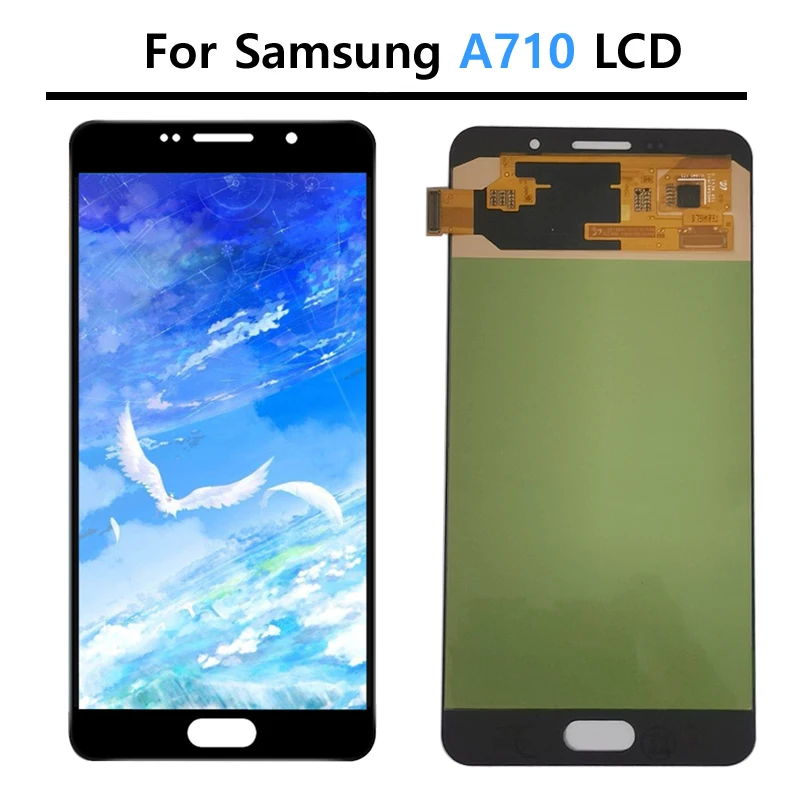 

LCD Replacement For SAMSUNG Galaxy A7 2016 A710 A710F A710M A710Y LCD Display Touch Digitizer Screen Assembly Repair Parts