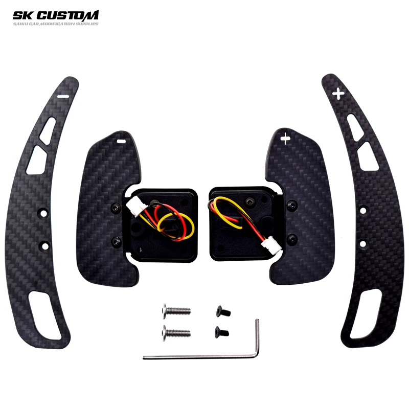 SK CUSTOM For Audi magnetic paddle shifters A6L Avant Allroad A7 A8L S6 S7 S8 RS6 RS7 C8 shift extension paddles