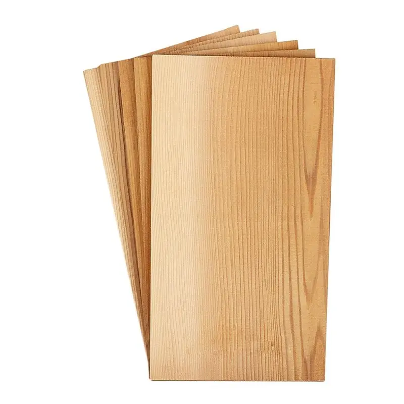 

PORK-Cedar Planks, 6Pcs 12In X 4In For Grilling Salmon, Better For Smoking Smoky Flavor For Veggies, Restaurant Quantity