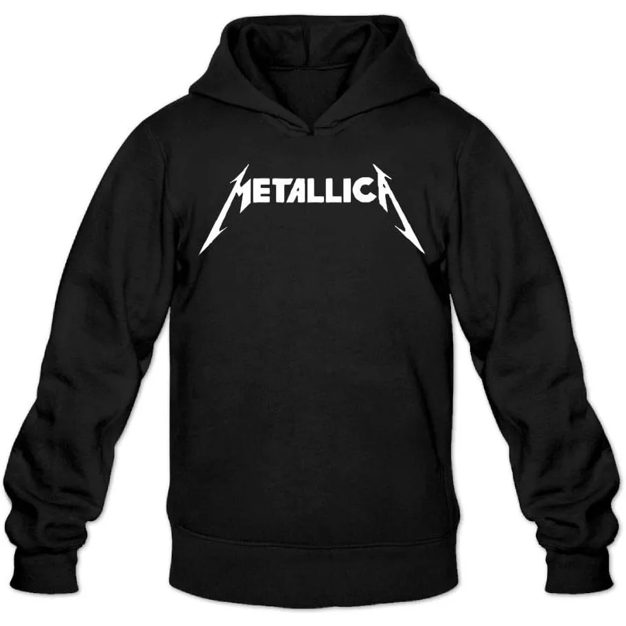 

Metallica Distressed Adult Men's Hoodies-Black