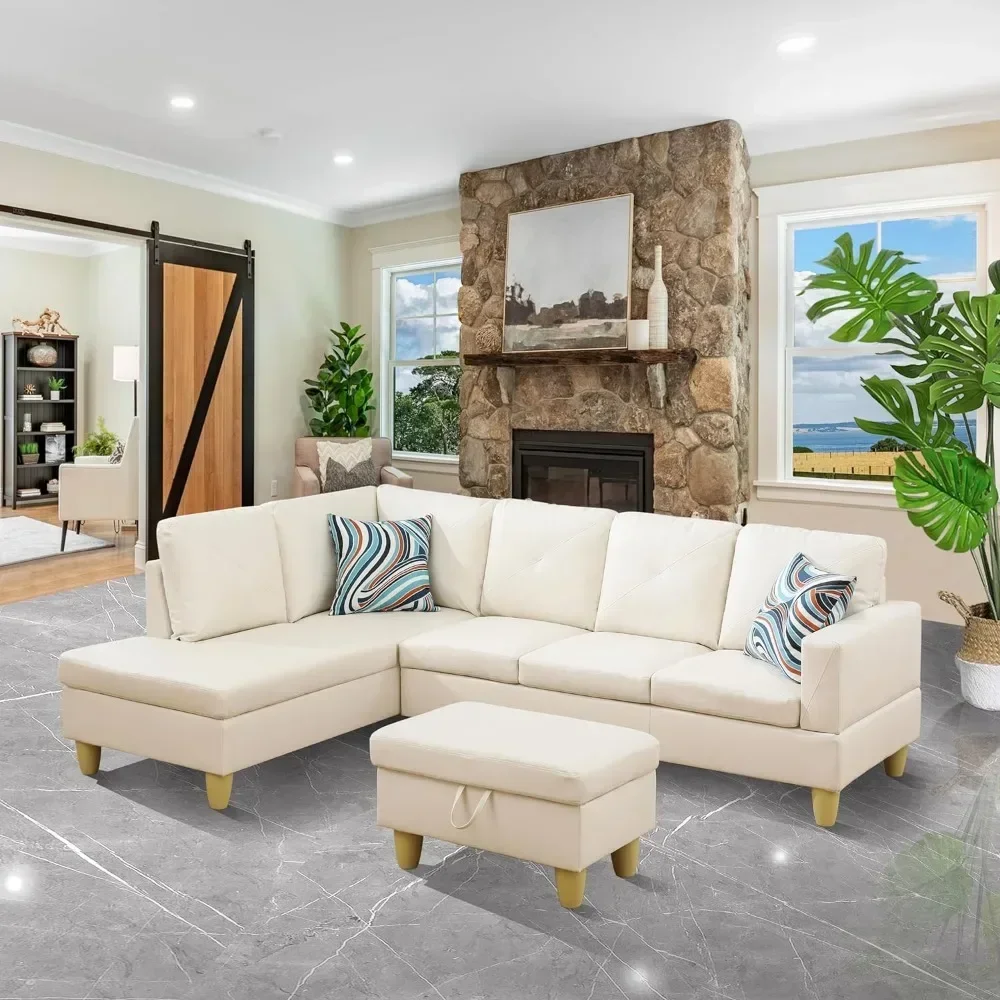 

Convertible Sectional Sofa with Chaise