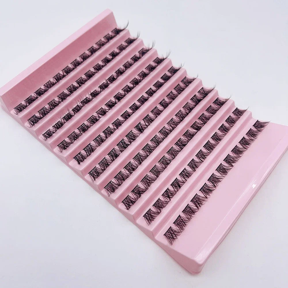 DIY-Cluster, Wimpernverlängerung, segmentierte Wimpern, 120 Volumen, natürliche Cluster, segmentierte Wimpern, Bündelwimpern – Detail 6