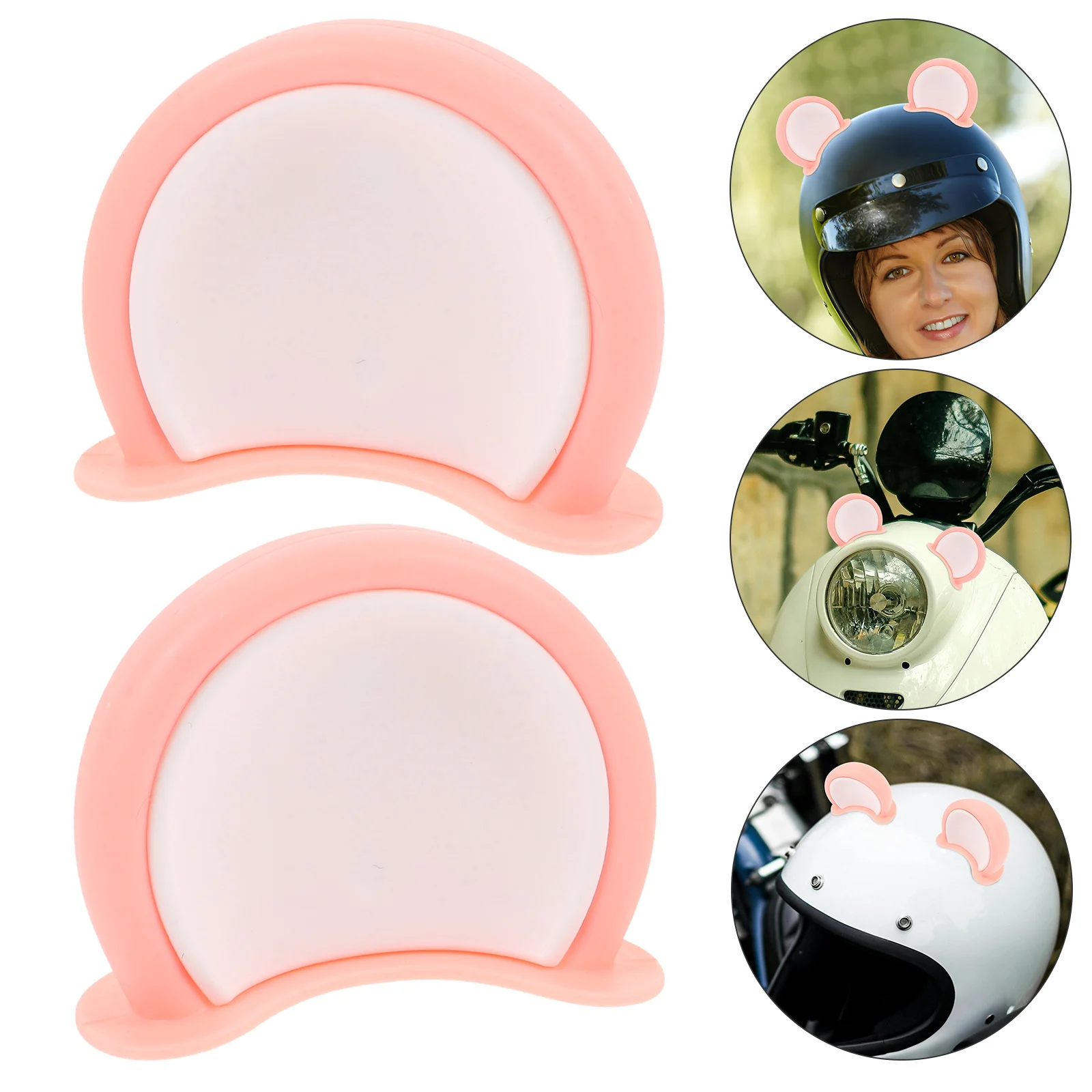 زوج واحد من ديكور الأذن الرائع للخوذات، مادة ثابتة متينة، تصميم فريد من نوعه، إكسسوارات الحلي