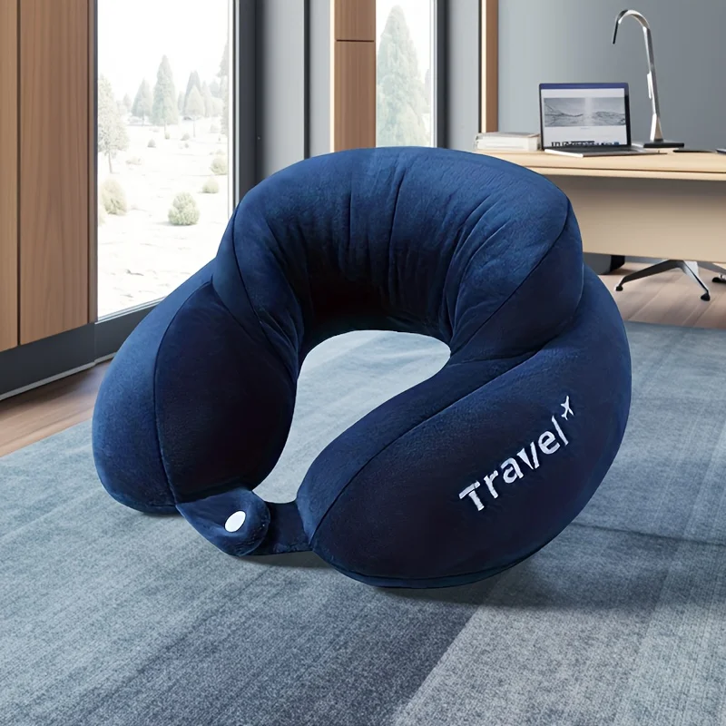 

U-Shaped Travel Pillow, Neck Support Pillow, Cervical Pillow, Airplane U-Shaped Pillow, Sleeping Aid