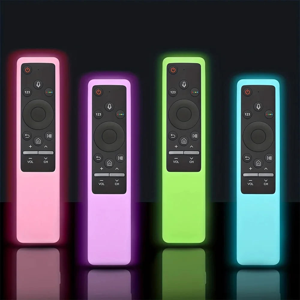 MRSVI Soft Luminous Silicone Case For Samsung Smart TV BN59-01312A 01312H BN59 01241A 01242A Remote Control Cover