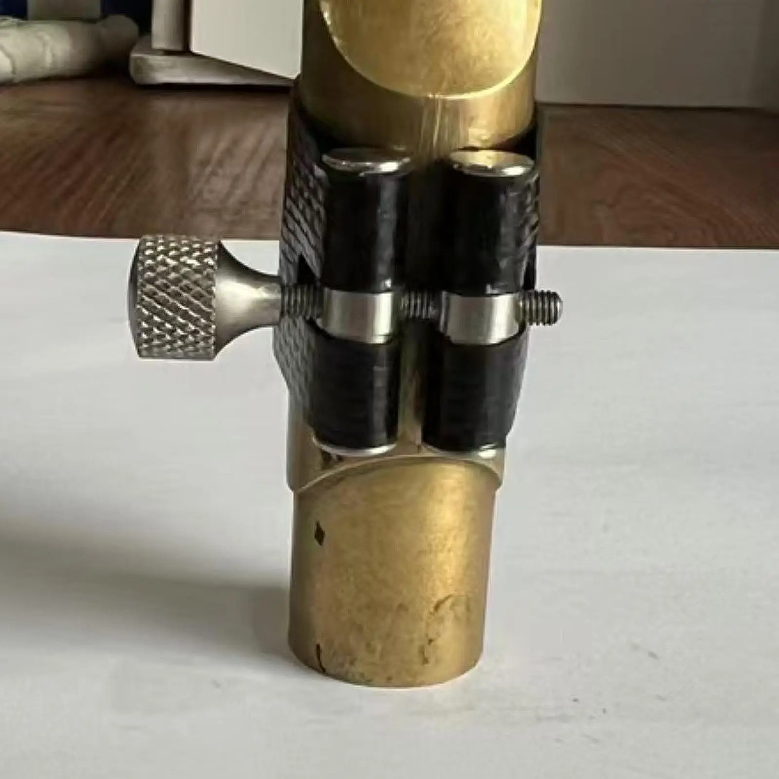 Saxophon-Mundstückklemme, multifunktional, flexibel, direkter Ersatz, stabile Alto-Mundstück-Bigaturklemme für Saxophon, Klarinette