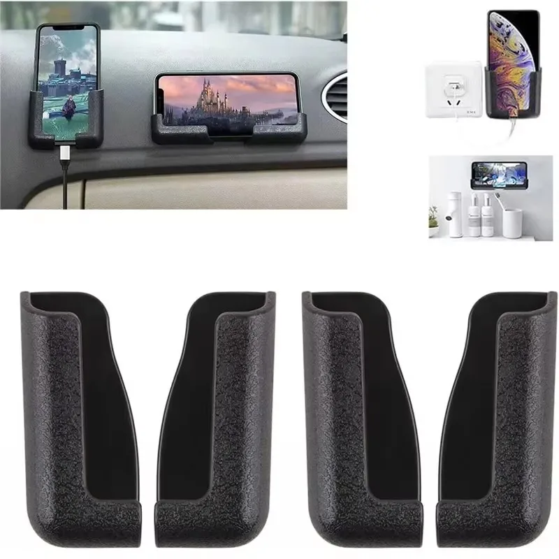 1/2/3/5 pçs auto-adesivo painel de montagem do telefone titular do telefone do carro universal gravidade automática gps suporte rack acessórios do car