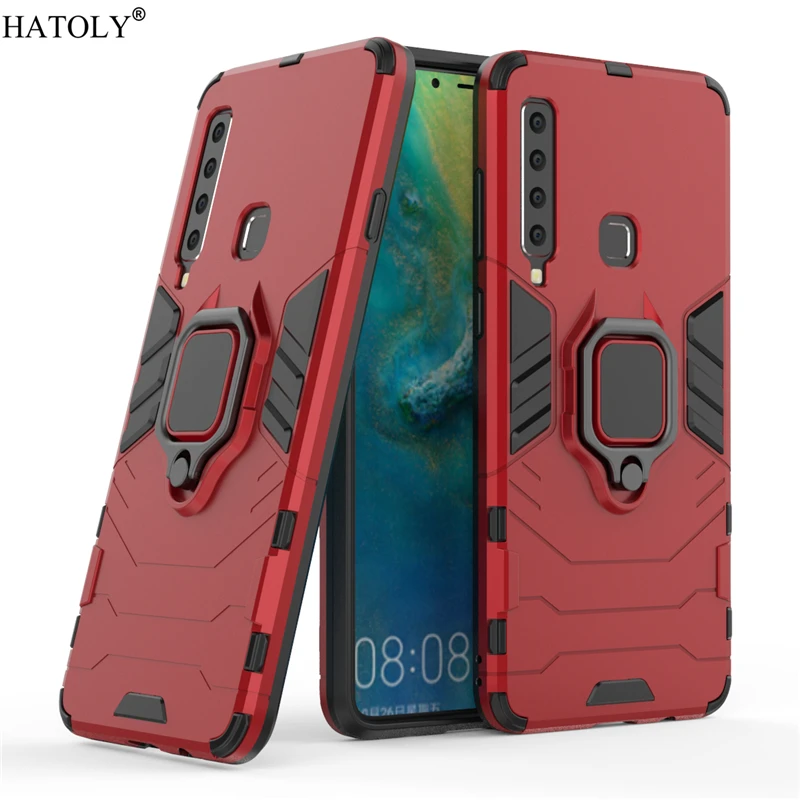 For Samsung Galaxy A9 2018 Case Cover for Samsung Galaxy A9 2018 Finger Ring Phone Case PC Armor Case For Samsung Galaxy A9 2018