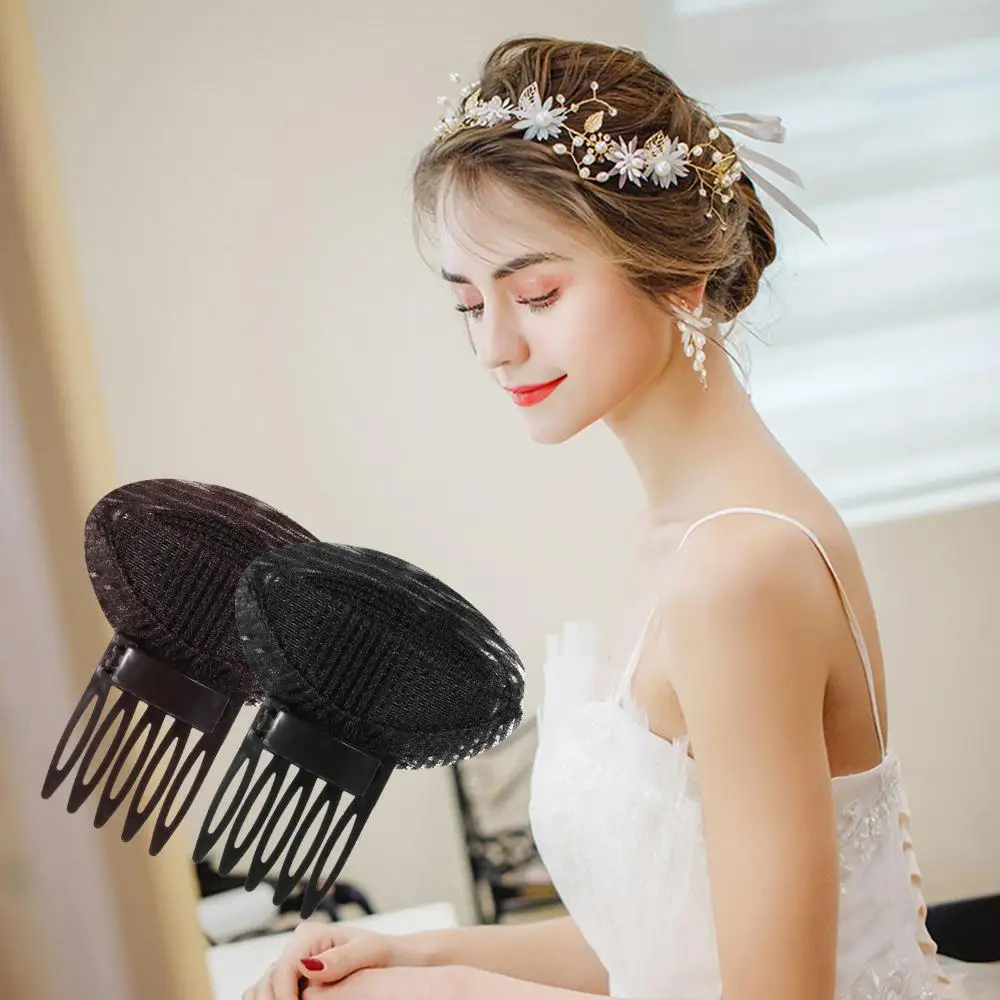 1/4pcs Hot Lady Girl for Women Bump it Up Volume Hair Base Fluffy Puff Hair Head Cushion