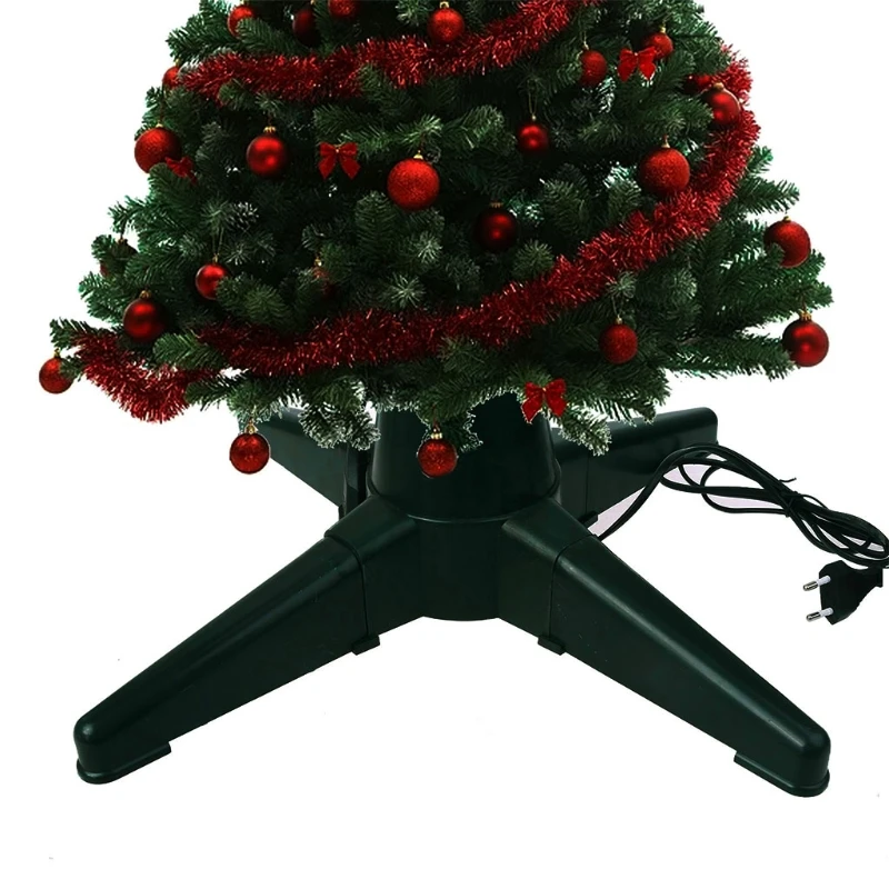 Christmas Tree Electric Rotating Base Stand Xmas Tree Bottom Support Holder