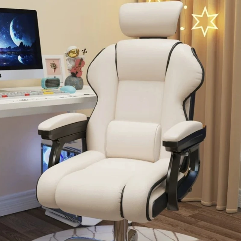 Sillón reclinable para ordenador, silla de oficina de lujo, sillón giratorio moderno, silla de oficina, sillón para videojuegos, sala de estar, Silla Gamer, muebles de salón