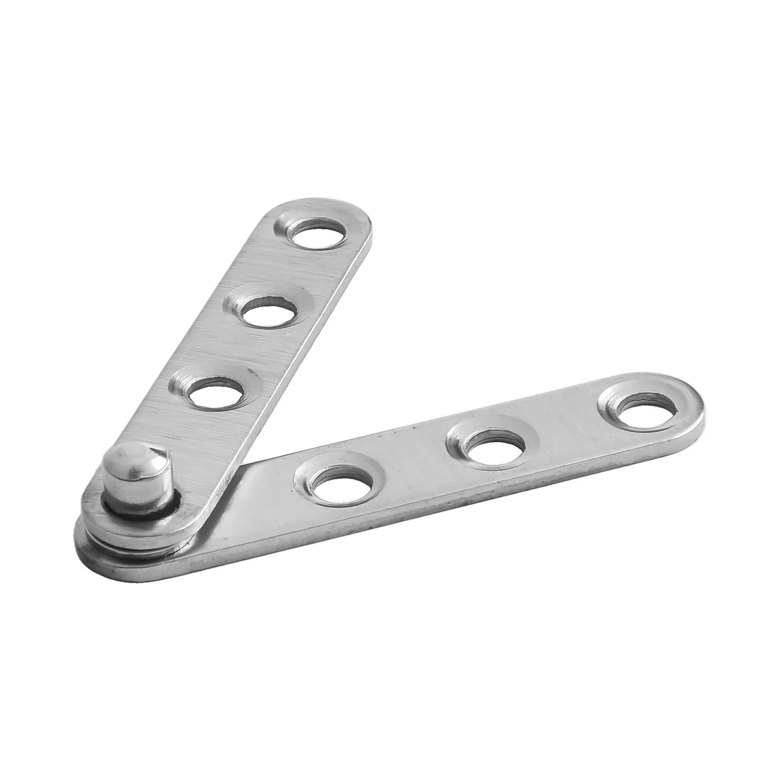 New Practical Useful Door Pivot Hinge Pack Replace Replacement Rotating Set Silver Stainless Steel 360 Degree 360°