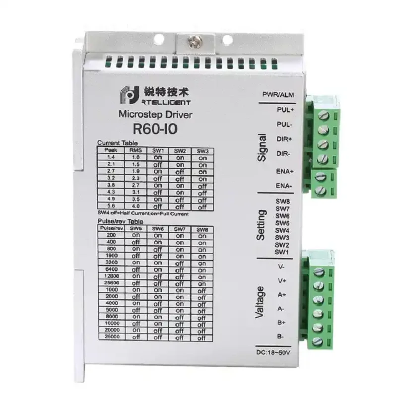 R42 R60 R86-IO 1.4 - 5.6A IO Control Stepper Motor Driver Controller with Internal Pulse