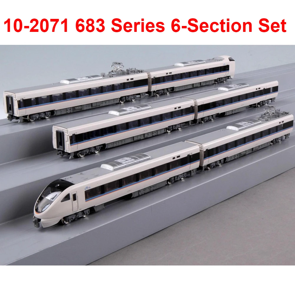 

KATO N-type 1/160 Toy Train 10-2071 683 Series "White Eagle" with Power New Paint 6-section Group Train Set Boy Toy Gift