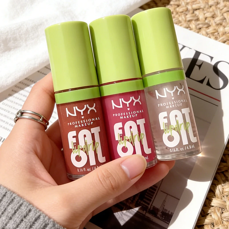 NYX-brillo de labios hidratante con espejo, ligero, no pegajoso, brillo de agua de colores regordetes, maquillaje de gelatina de cristal a la moda, aceite de labios