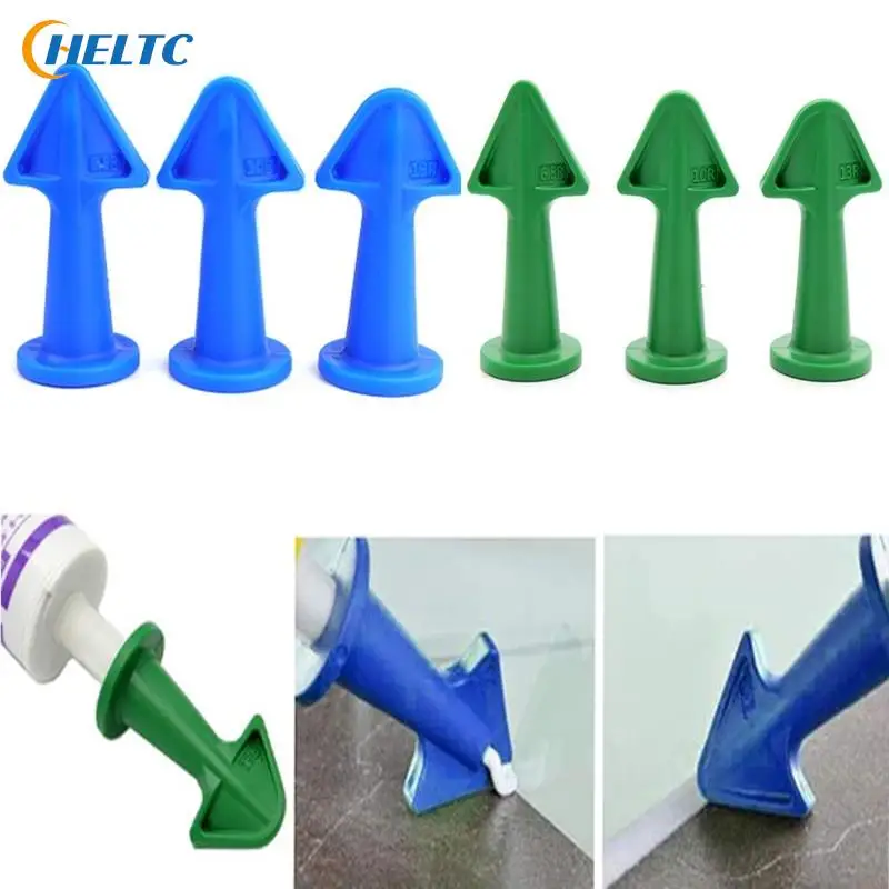 2/3/4Pcs Caulking Tool Kit Joint Sealant Spreader Spatula Scraper Edge Repair ToolsFloor Tile Edges Cleaner Silicone Nozzle Tool