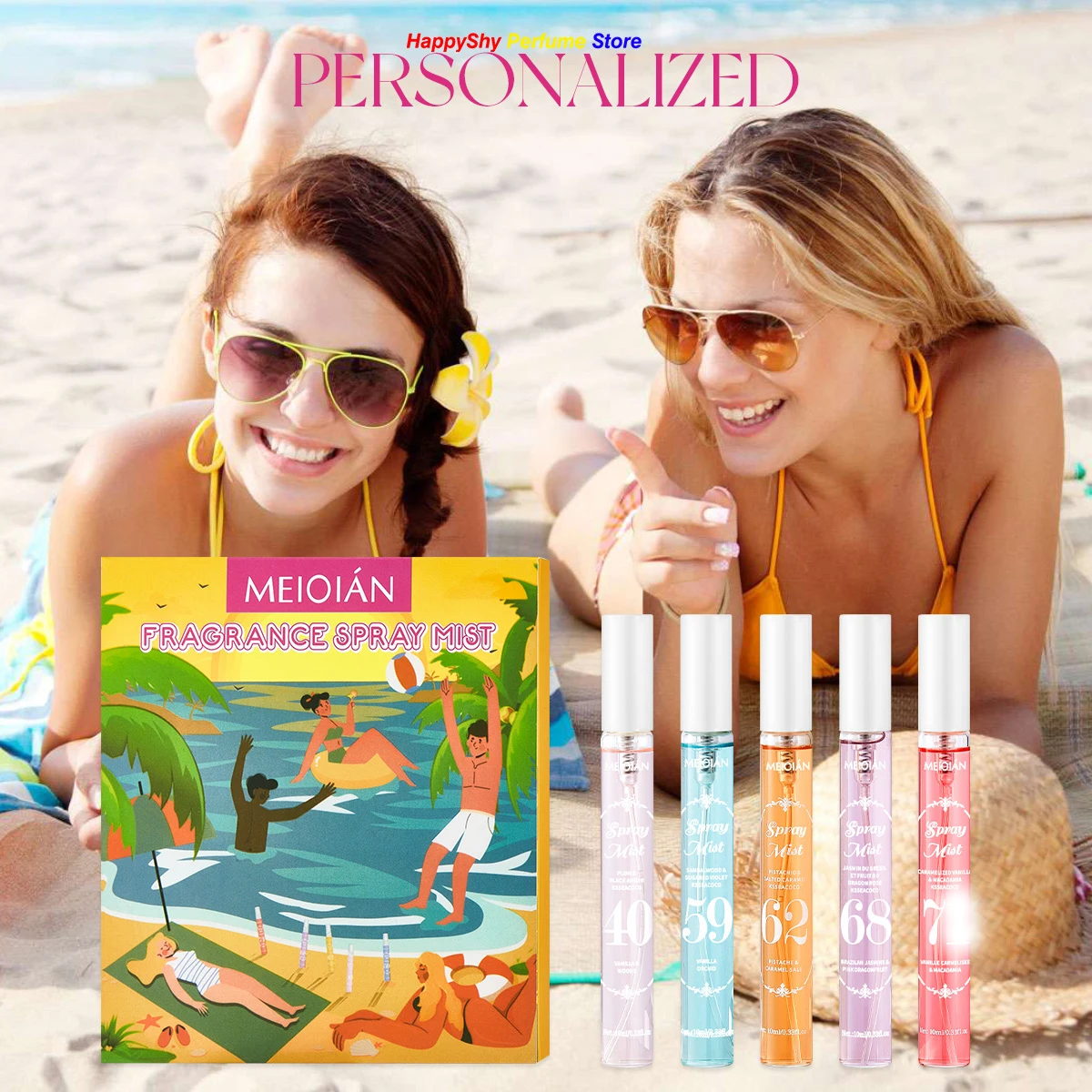 10 مللي هدية صندوق البرازيلي العطور الرقمية الجسم سيارة الملابس الشعر خالية من الكحول رائحة العطر رذاذ طويلة الأمد مزيل العرق الهواء النقي #5