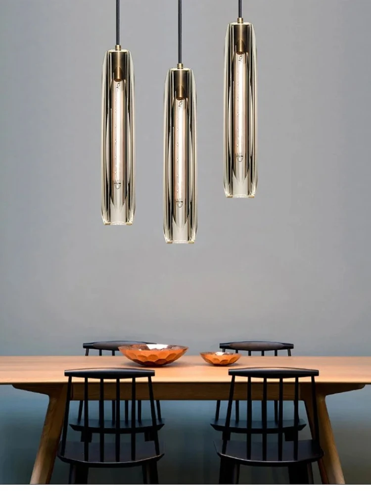 Postmodernistyczne kryształowe lampy wiszące do sypialni, nad łóżko, do hotelu, lustrzane lampy wiszące, żyrandole sufitowe do łazienki, dekoracja. — 2