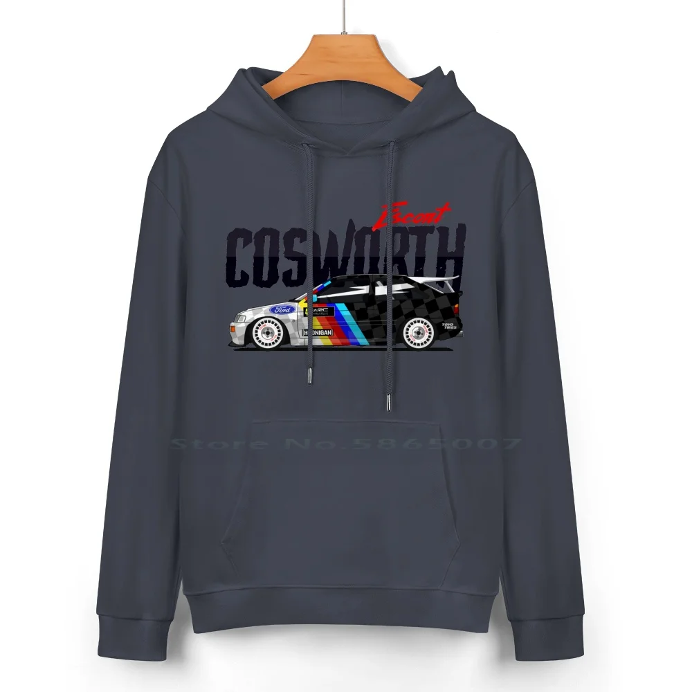 Escort Rs Cosworth Ken Block Pure Cotton Hoodie Sweater 24 Colors Escort Sierra Cosworth Rs Turbo Engine Wrc Dtmracing Race