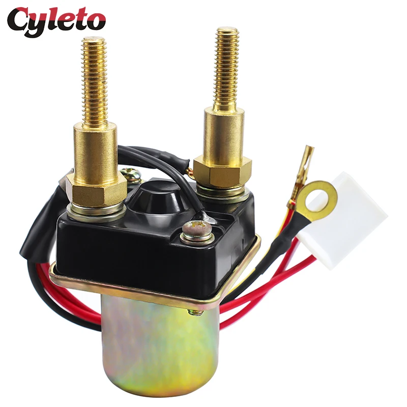 1/2Pcs Cyleto Motorcycle Starter Solenoid Relay For Kawasaki PWC JS300 440 550 SX JF 650 Jet Ski JH 750 ZXI 1200 JT 900 1100 STX