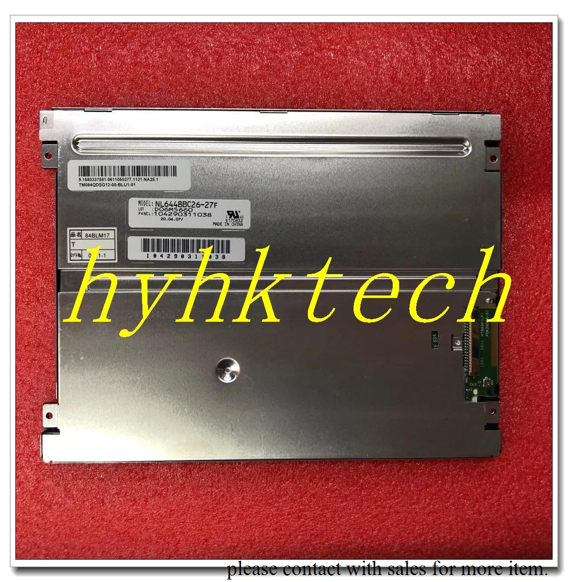 

NL6448BC26-27 NL6448BC26-27D 8.4 INCH Industrial LCD,Original and 100% tested for NL6448BC26-27C NL6448BC26-27F