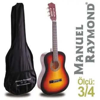 Classical guitar Junior manual Raymond MRC87SB (SHEATH GIFT) Music,Acoustic, Hobby, Custom, a new generation, made in Turkey