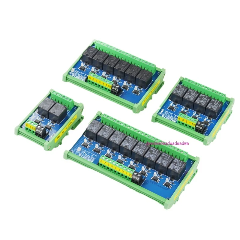 DC 12v 4 channels Optocoupler isolation Relay Interface Module tigger voltage 3.3V 5V 12v 24V PLC Signal Amplification Board