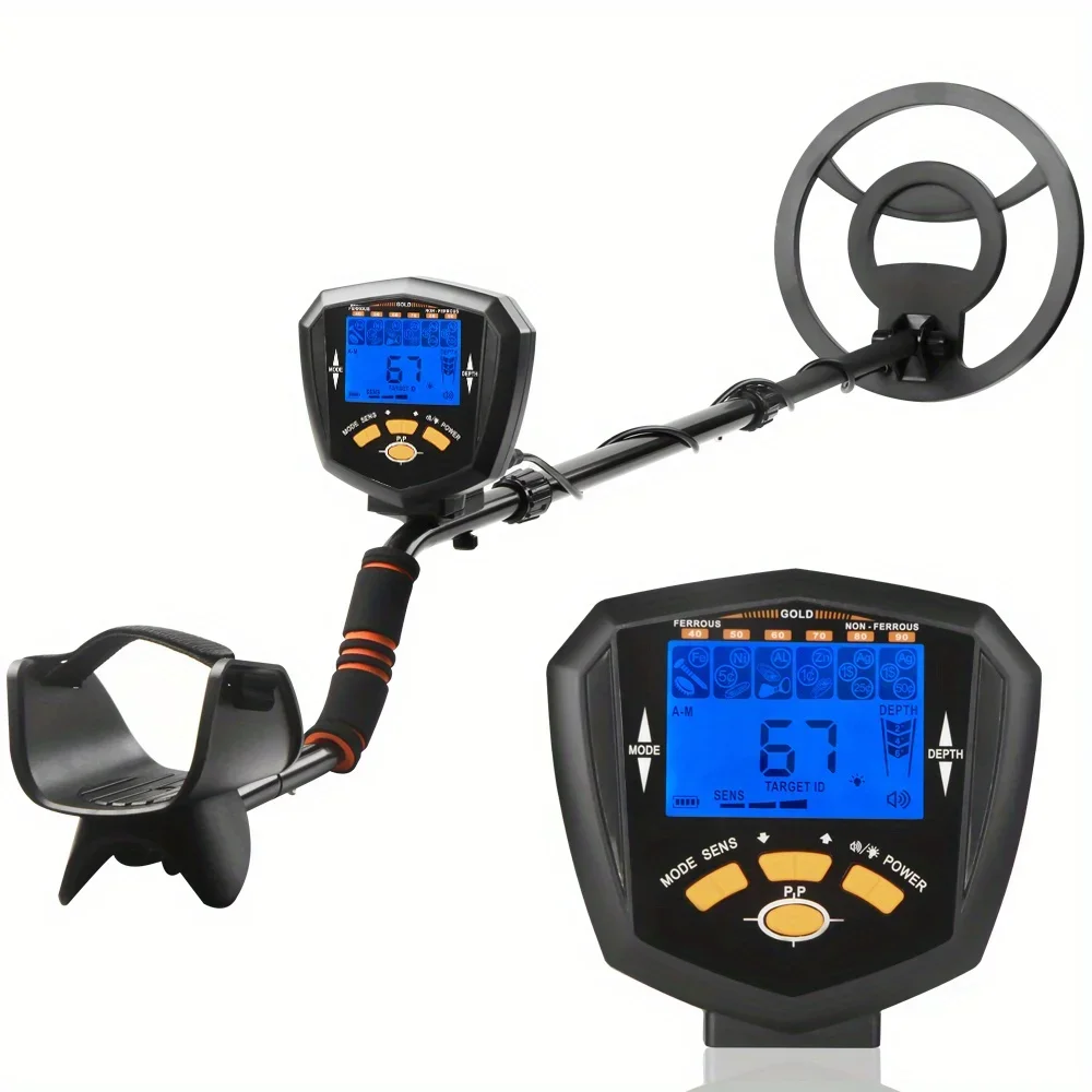 X22 New Underground Metal Detector Gold LCD Search Target ID Max Depth Treasure Hunting PinPointer Waterproof Locate Model