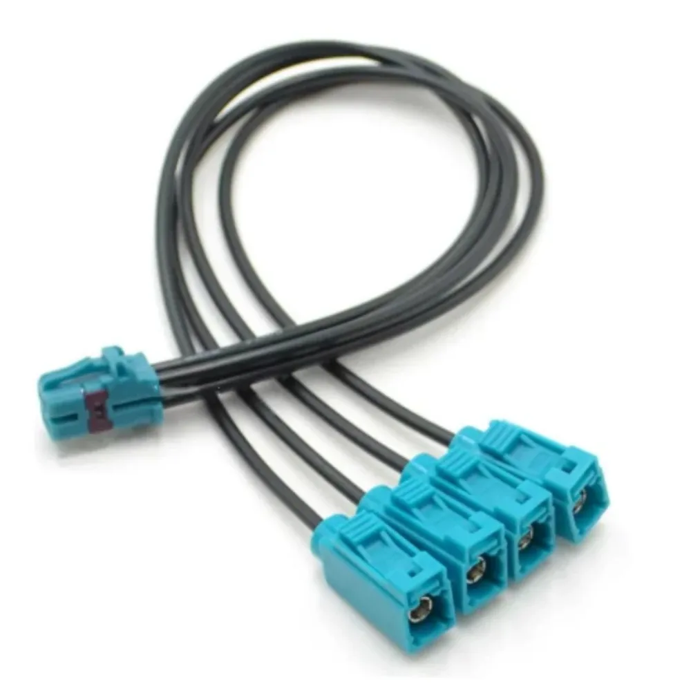 For TE Mini-FAKRA 4-in-1 LVDS Harness For 360 Panoramic Camera System For Female Fakra Adapter Cable