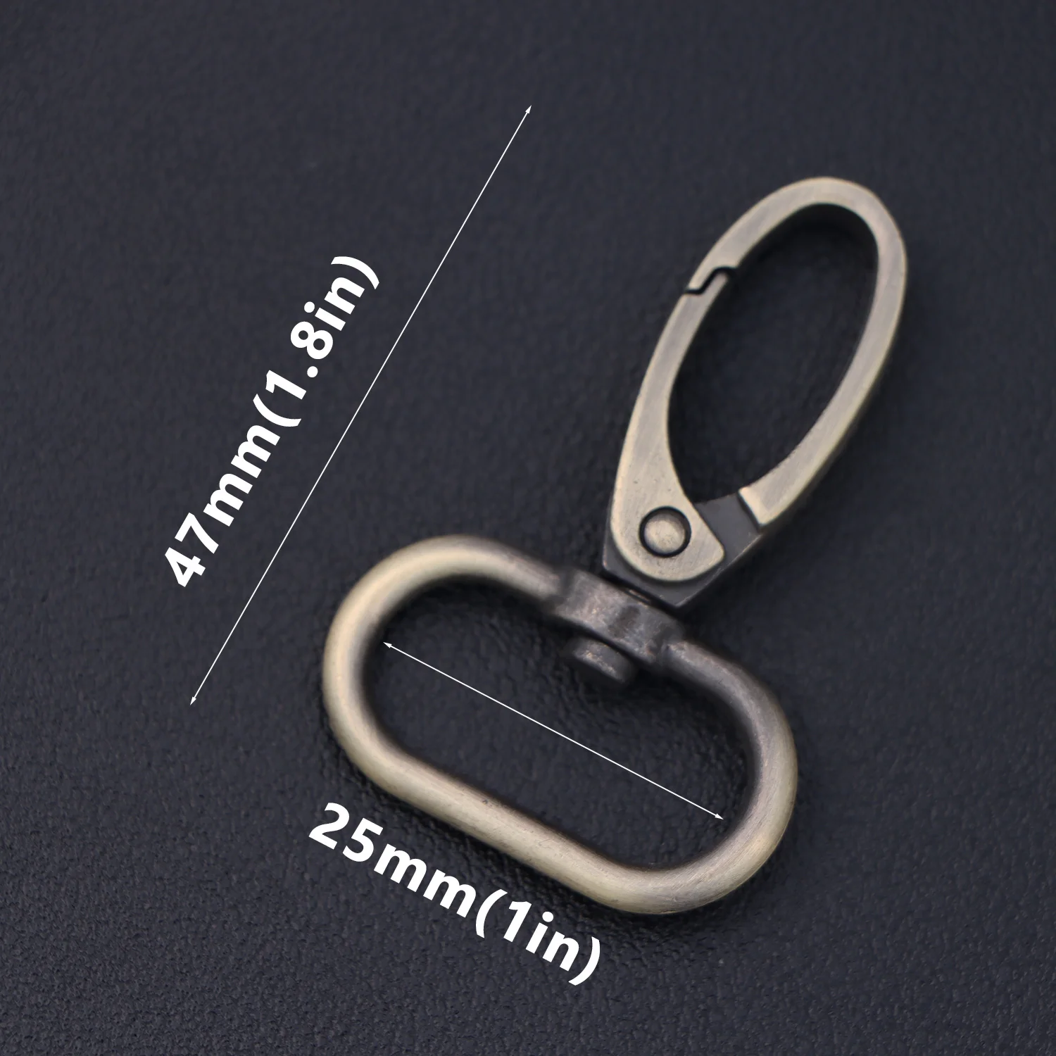 5pcs Swivel Lobster Clasp Strap Bag Metal Buckles Webbing Belt Snap Hooks Keyring Carabiner DIY Accessories