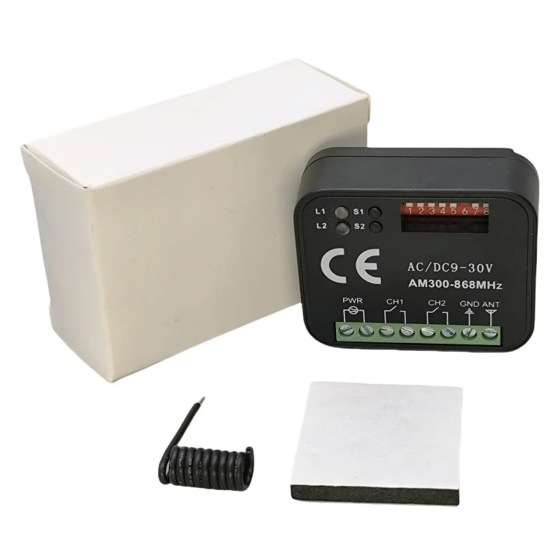 Odbiornik Sterownik AC DC 9-30V AM300-868MHz Pilot do Bramy Garażowej 433MHz 868MHz Przełącznik Odbiornik Sterownik — zdjęcie produktu 2