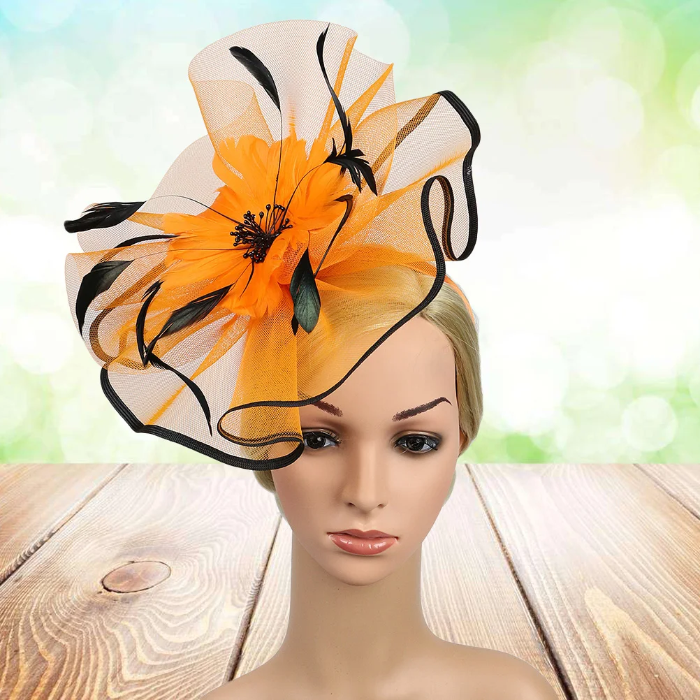 

Hat Hair Hoop Headband Party Fascinator Vintage Carnival Accessory for Cosplay Festival Dance Fashion Show